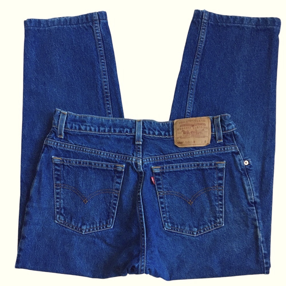 Levi’s 550 Vintage Relaxed Fit Tapered Leg  Denim Jeans Size 14 Regular